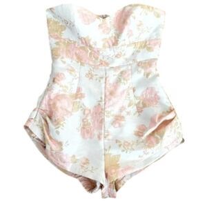 Nana Jacqueline Brocade Romper NWT Sz. L